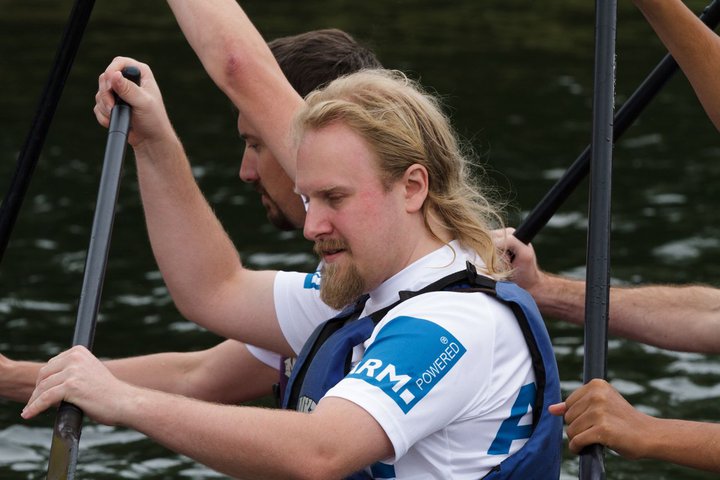 Picture of me in a dragon boat.